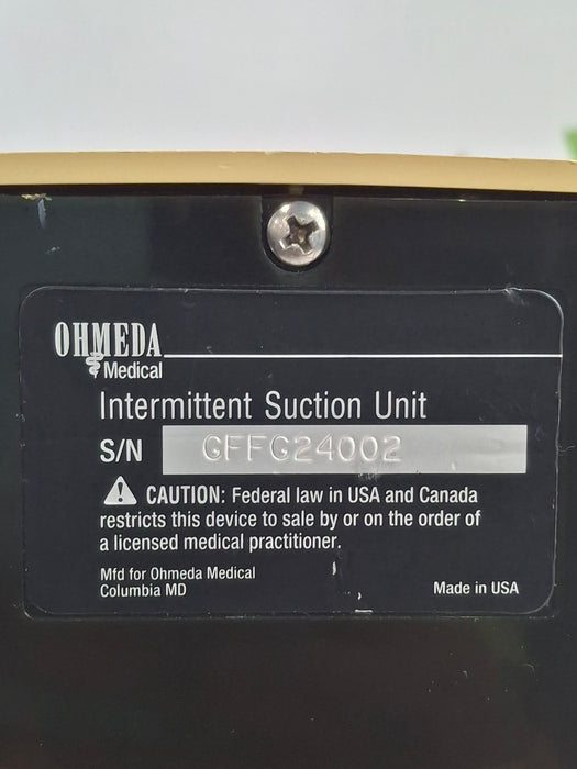 Ohmeda Medical 200 Intermittent Suction Unit