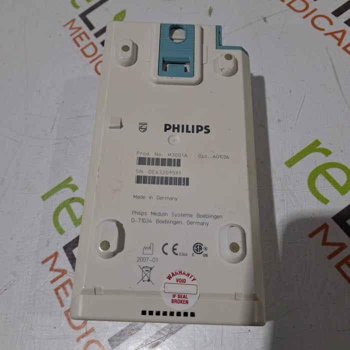 Philips M3001A-A01C06 Fast SpO2, NIBP, ECG, Temp, IBP MMS Module