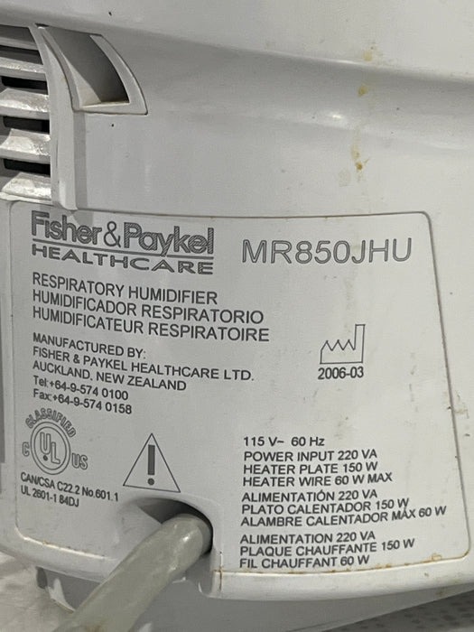 Fisher & Paykel MR850JHU Humidifier