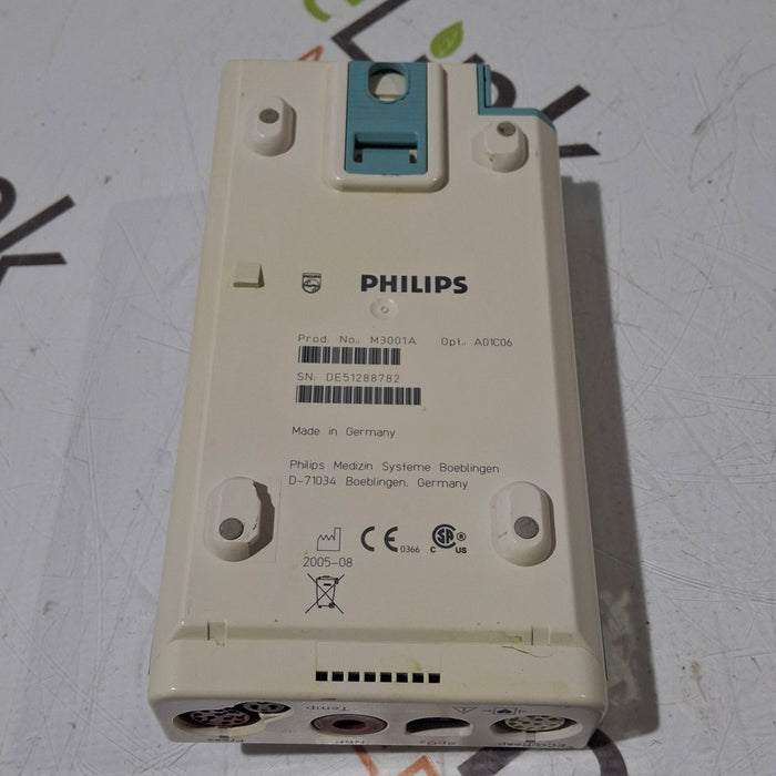 Philips M3001A-A01C06 Fast SpO2, NIBP, ECG, Temp, IBP MMS Module