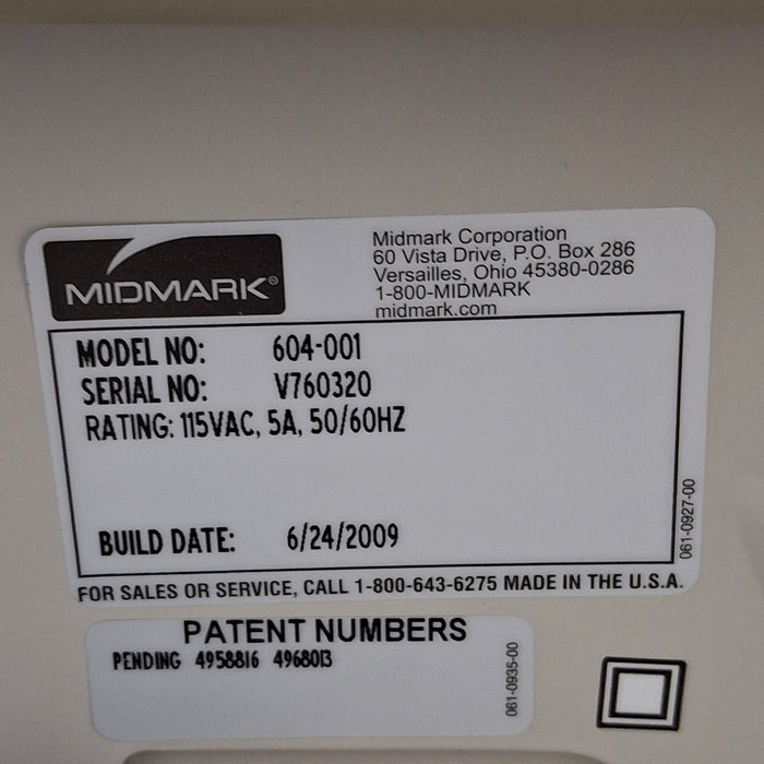 Midmark 604 Manual Examination Table