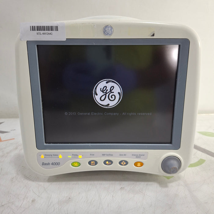 GE Healthcare Dash 4000 - GE/Nellcor SpO2 Patient Monitor