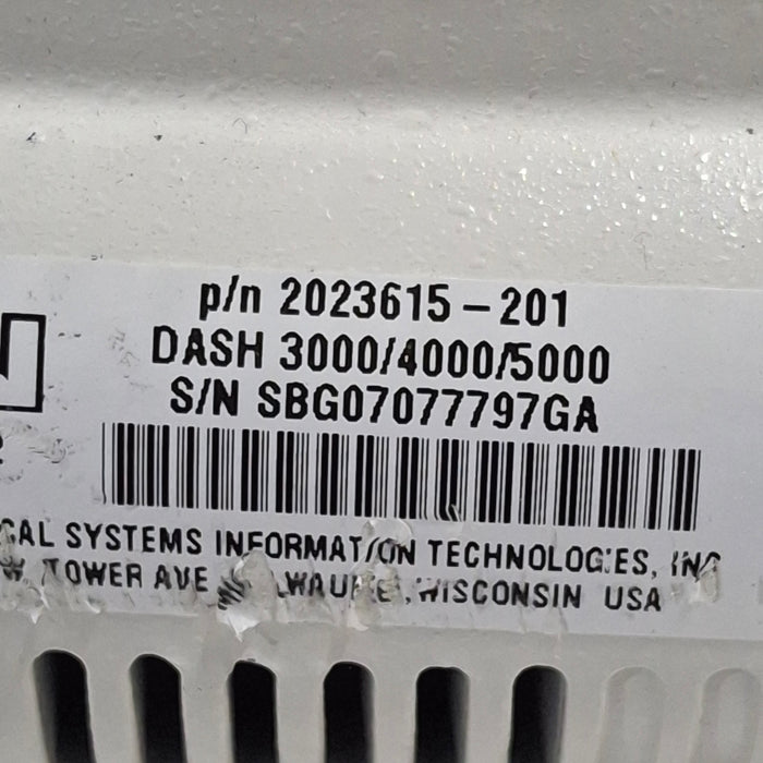 GE Healthcare Dash 4000 - GE/Nellcor SpO2 Patient Monitor