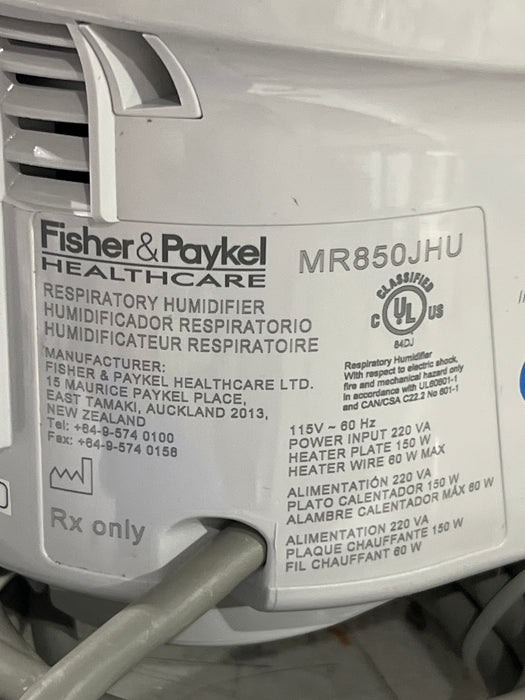 Fisher & Paykel MR850JHU Humidifier