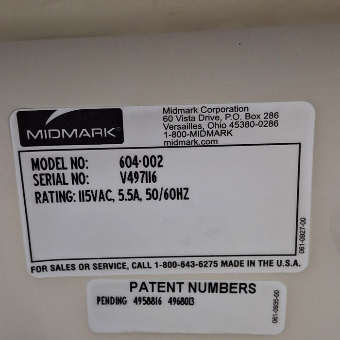 Midmark 604 Manual Examination Table