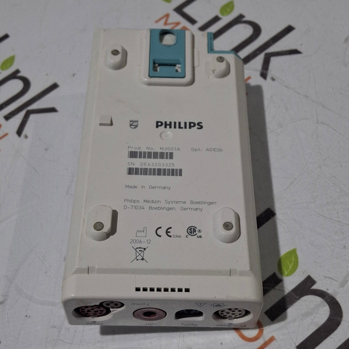 Philips M3001A-A01C06 Fast SpO2, NIBP, ECG, Temp, IBP MMS Module