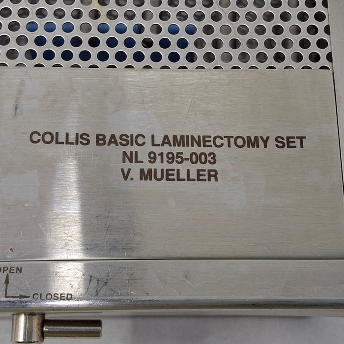 V. Mueller Collis Posterior Lumber Retractor Set