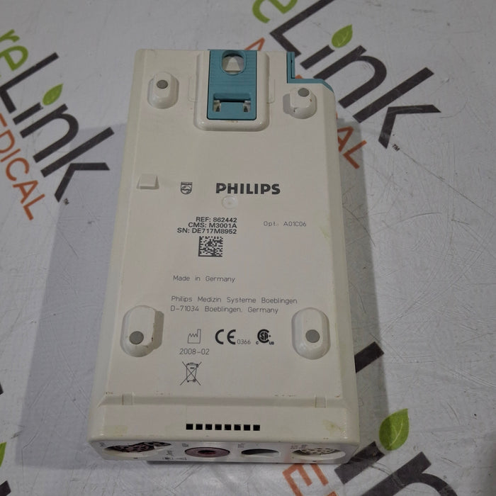 Philips M3001A-A01C06 Fast SpO2, NIBP, ECG, Temp, IBP MMS Module