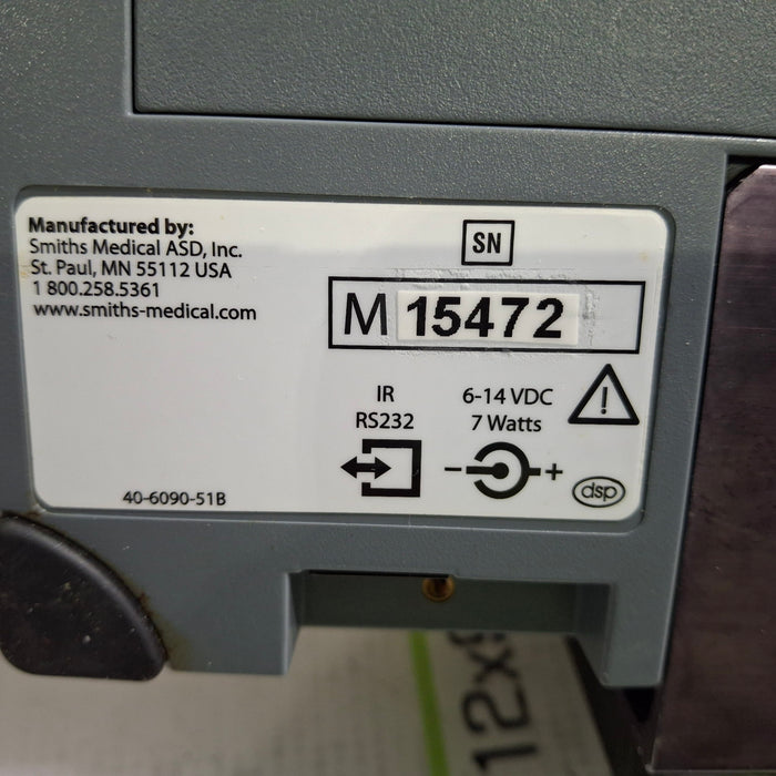 Smiths Medical Medfusion 3500 Version 4 Syringe Infusion Pump