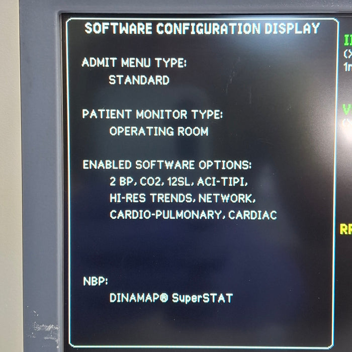 GE Healthcare Dash 4000 - Masimo SpO2 Patient Monitor