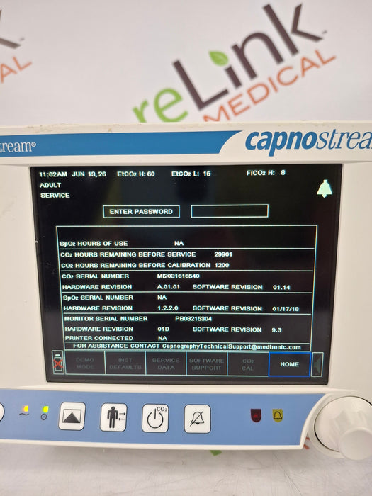 Oridion Capnostream 20P Capnography Monitor