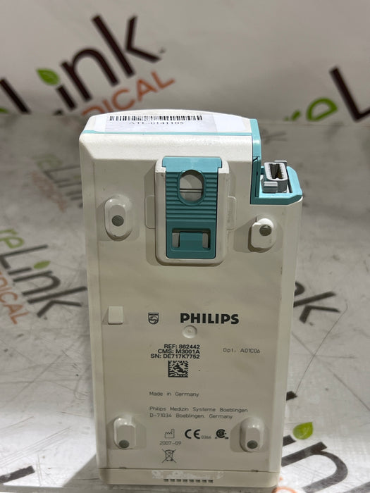 Philips M3001A-A01C06 Fast SpO2, NIBP, ECG, Temp, IBP MMS Module