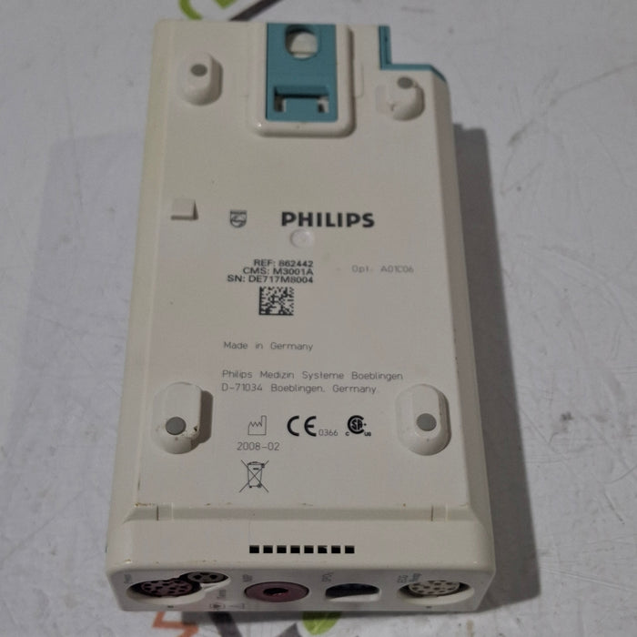 Philips M3001A-A01C06 Fast SpO2, NIBP, ECG, Temp, IBP MMS Module