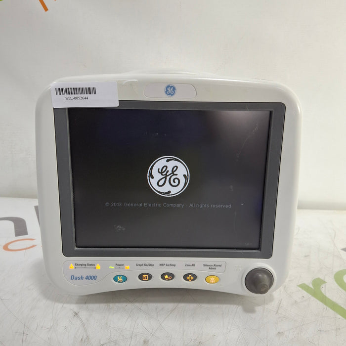 GE Healthcare Dash 4000 - GE/Nellcor SpO2 Patient Monitor