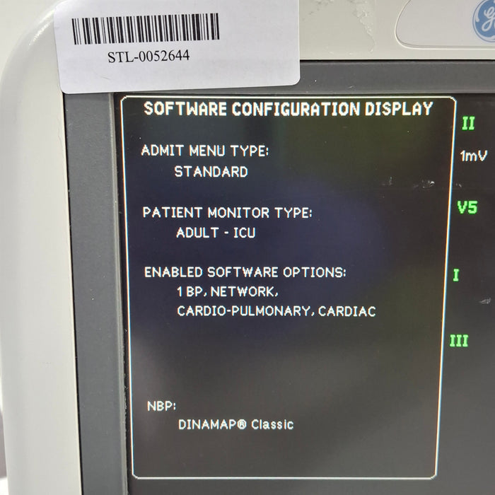 GE Healthcare Dash 4000 - GE/Nellcor SpO2 Patient Monitor