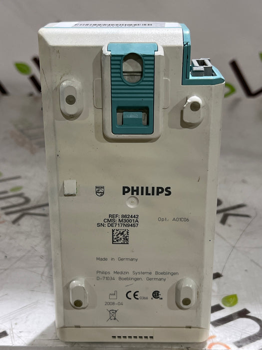 Philips M3001A-A01C06 Fast SpO2, NIBP, ECG, Temp, IBP MMS Module
