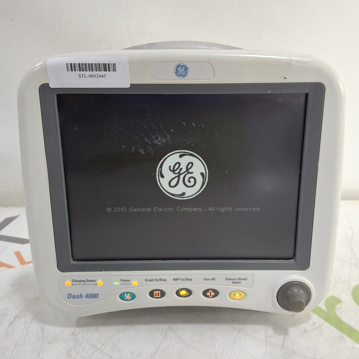 GE Healthcare Dash 4000 - GE/Nellcor SpO2 Patient Monitor