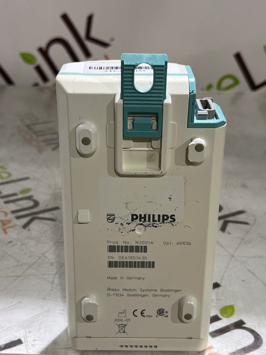 Philips M3001A-A01C06 Fast SpO2, NIBP, ECG, Temp, IBP MMS Module