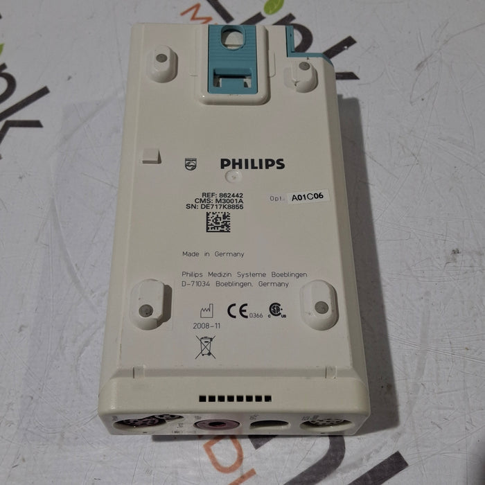 Philips M3001A-A01C06 Fast SpO2, NIBP, ECG, Temp, IBP MMS Module