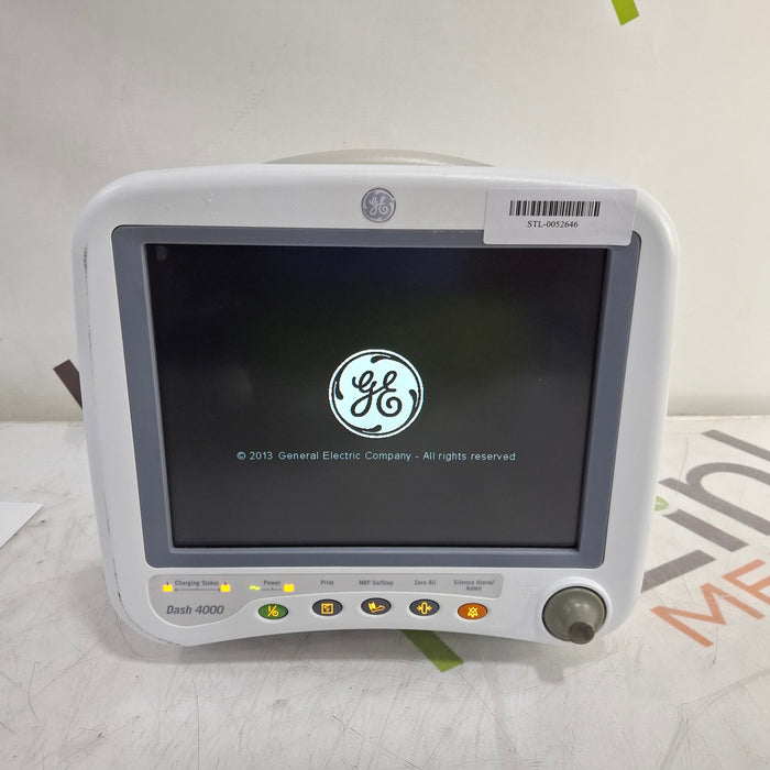 GE Healthcare Dash 4000 - GE/Nellcor SpO2 Patient Monitor