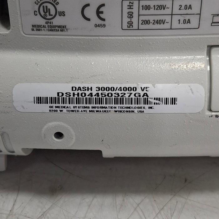 GE Healthcare Dash 4000 - GE/Nellcor SpO2 Patient Monitor