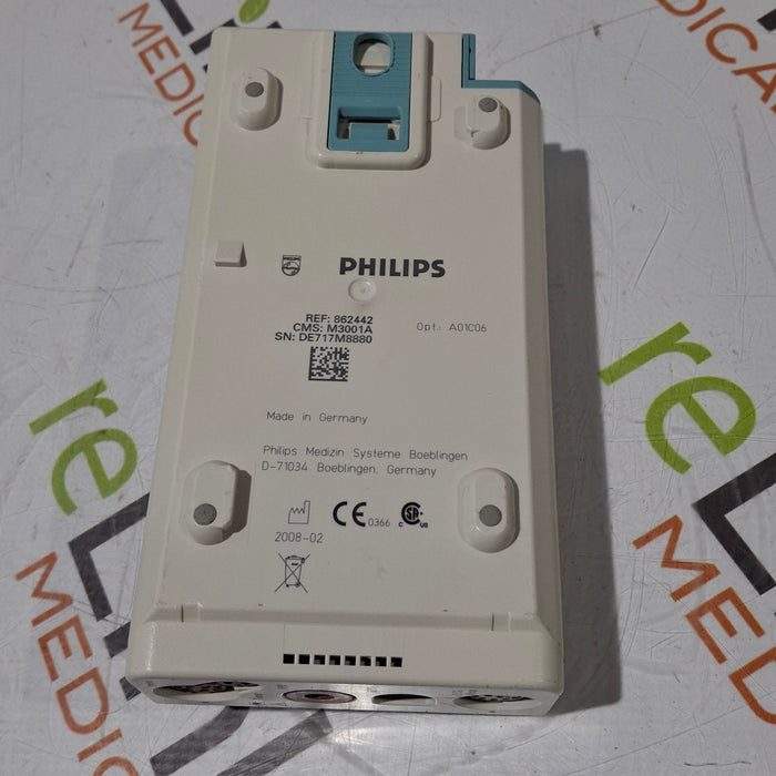 Philips M3001A-A01C06 Fast SpO2, NIBP, ECG, Temp, IBP MMS Module