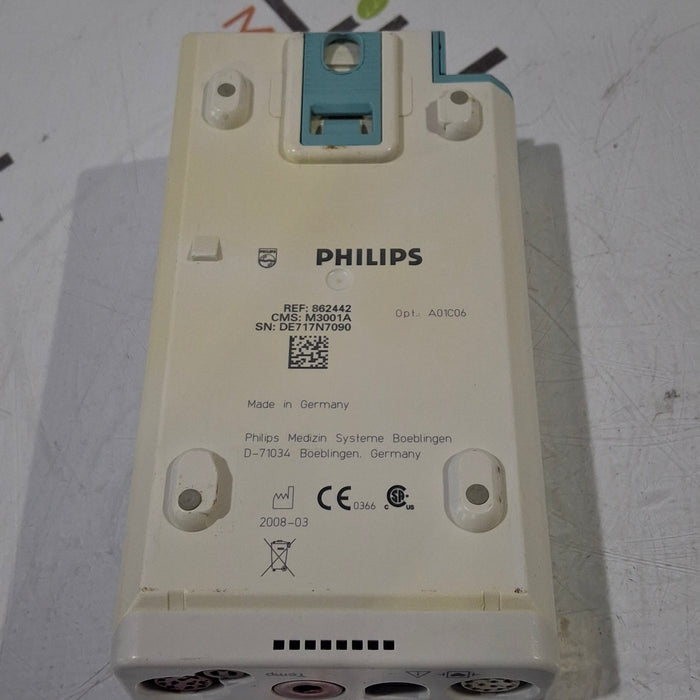 Philips M3001A-A01C06 Fast SpO2, NIBP, ECG, Temp, IBP MMS Module