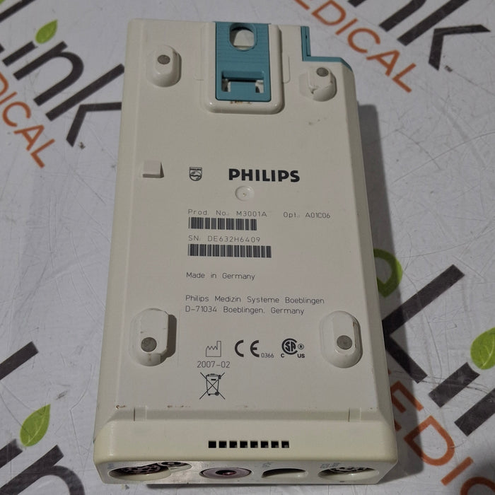 Philips M3001A-A01C06 Fast SpO2, NIBP, ECG, Temp, IBP MMS Module