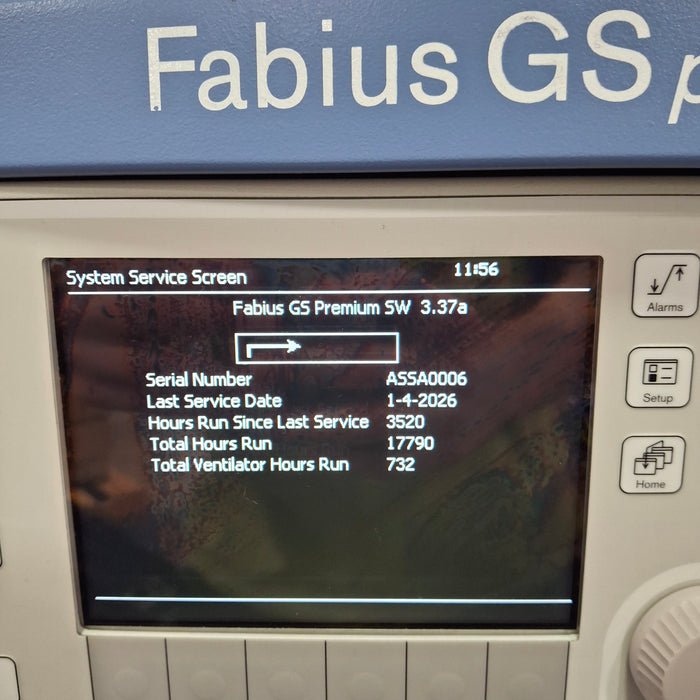 Draeger Medical Fabius GS Premium Anesthesia Machine