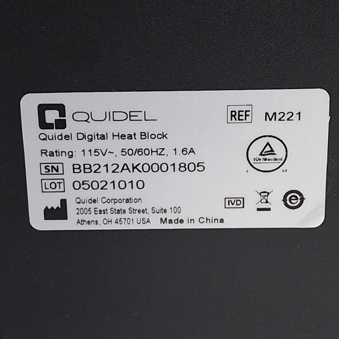 Quidel M221 Digital Heat Block