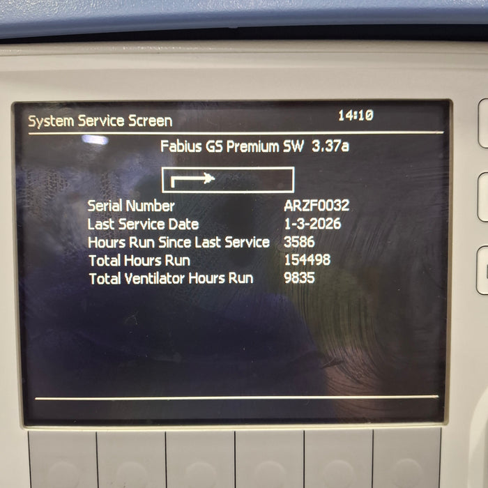 Draeger Medical Fabius GS Premium Anesthesia Machine