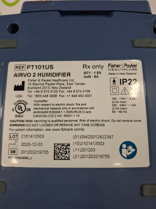 Fisher & Paykel Airvo 2 Humidified High Flow Therapy Unit