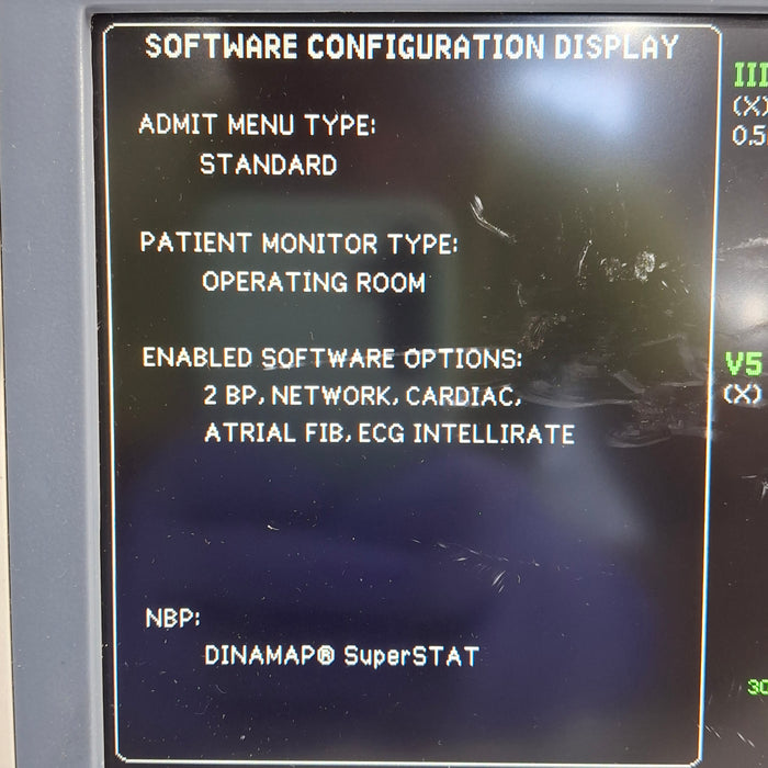 GE Healthcare Dash 4000 - Masimo SpO2 Patient Monitor