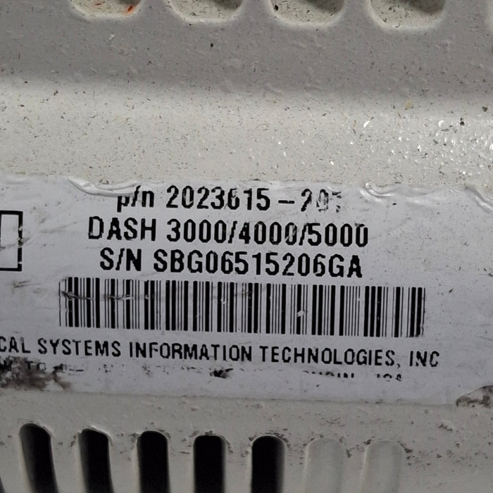 GE Healthcare Dash 4000 - GE/Nellcor SpO2 Patient Monitor