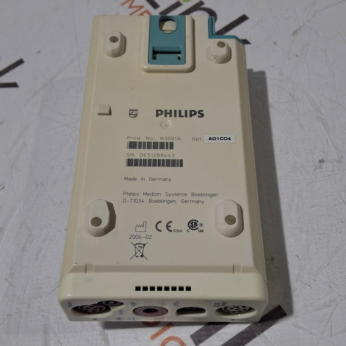Philips M3001A-A01C06 Fast SpO2, NIBP, ECG, Temp, IBP MMS Module