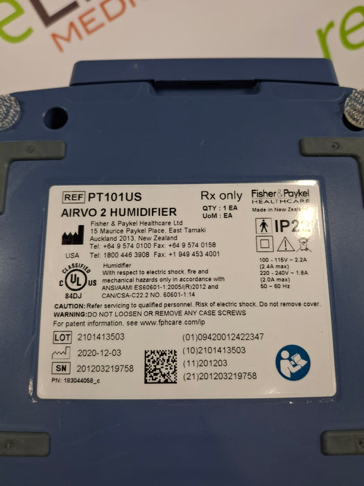 Fisher & Paykel Airvo 2 Humidified High Flow Therapy Unit
