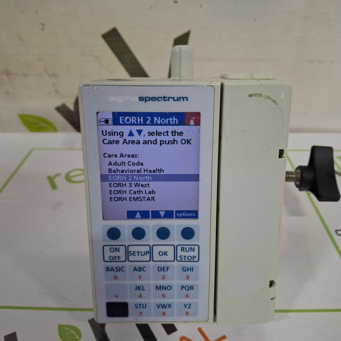 Baxter Sigma Spectrum 6.05.15 with B/G Battery Infusion Pump