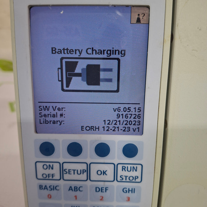 Baxter Sigma Spectrum 6.05.15 with B/G Battery Infusion Pump