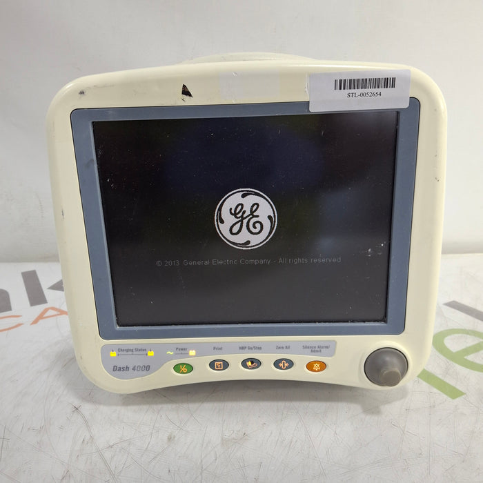 GE Healthcare Dash 4000 - Masimo SpO2 Patient Monitor