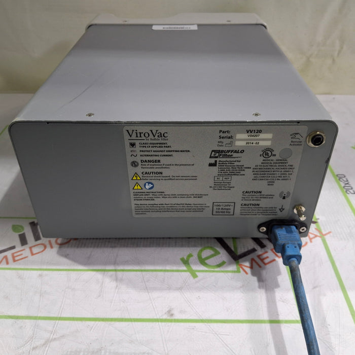 Buffalo Filter ViroVac Smoke Evacuation System