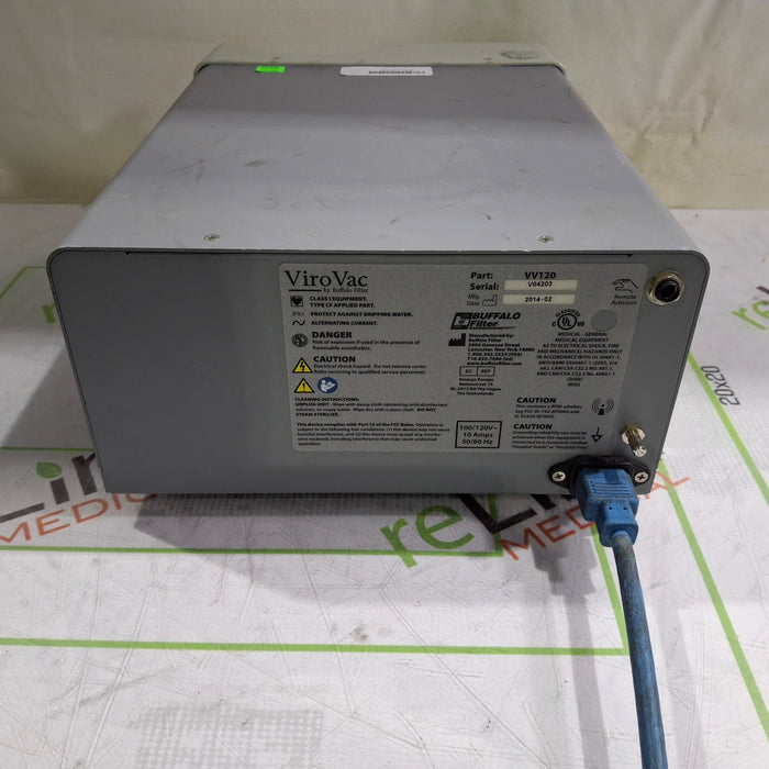 Buffalo Filter ViroVac Smoke Evacuation System