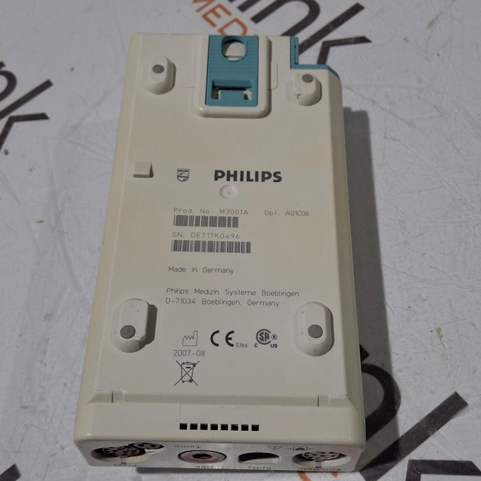 Philips M3001A-A01C06 Fast SpO2, NIBP, ECG, Temp, IBP MMS Module