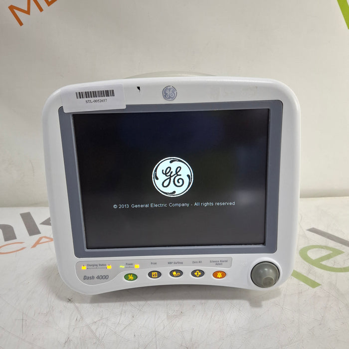 GE Healthcare Dash 4000 - GE/Nellcor SpO2 Patient Monitor