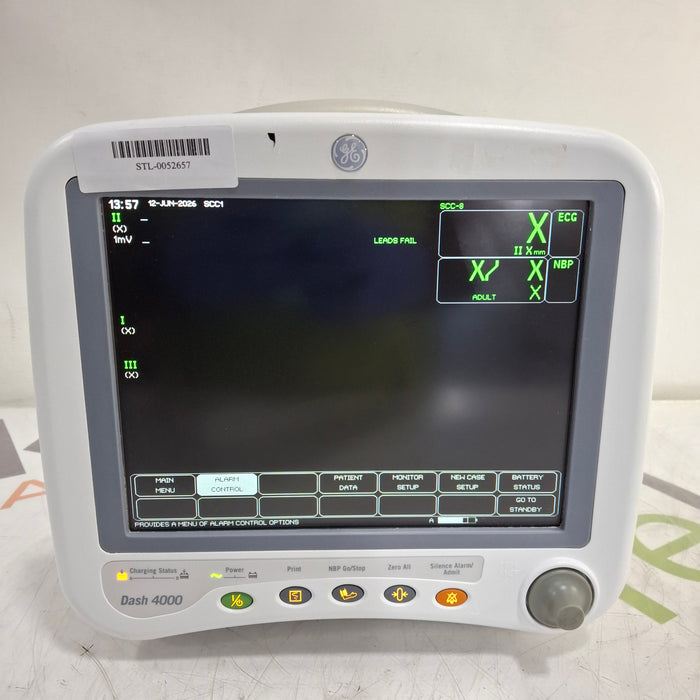 GE Healthcare Dash 4000 - GE/Nellcor SpO2 Patient Monitor