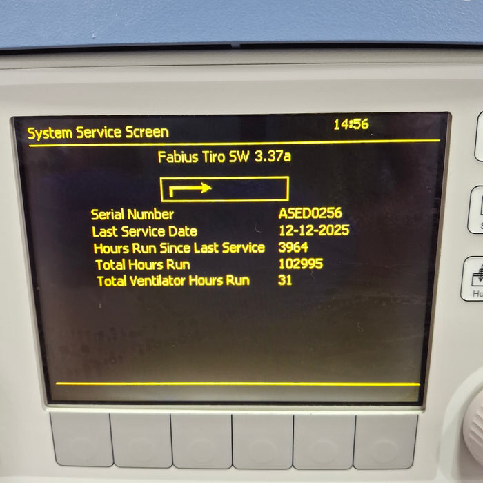 Draeger Medical Fabius Tiro Anesthesia Machine