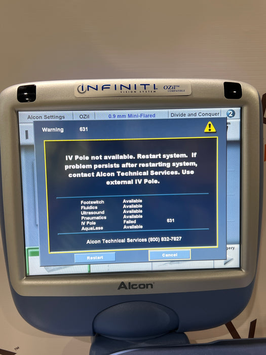 Alcon Laboratories Inc Infiniti w/ Ozil Phacoemulsifier
