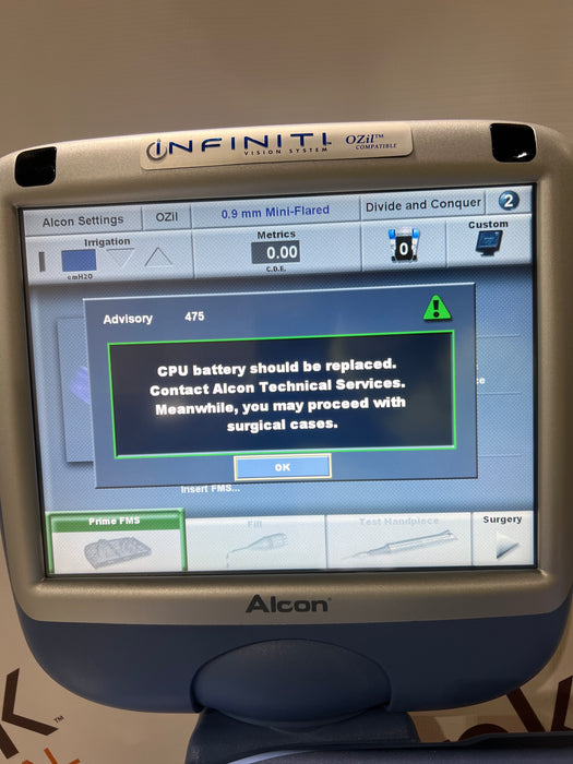 Alcon Laboratories Inc Infiniti w/ Ozil Phacoemulsifier