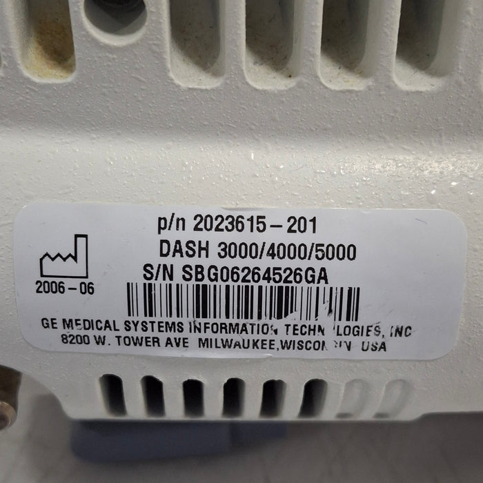 GE Healthcare Dash 4000 - GE/Nellcor SpO2 Patient Monitor