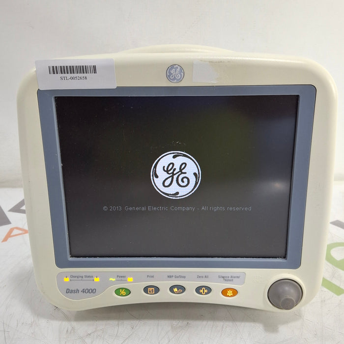 GE Healthcare Dash 4000 - GE/Nellcor SpO2 Patient Monitor