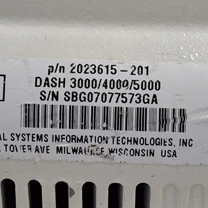GE Healthcare Dash 4000 - GE/Nellcor SpO2 Patient Monitor